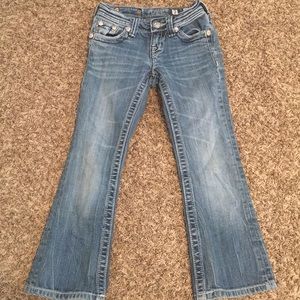 Girls size 7 boot cut Miss Me jeans